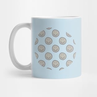 Lead Crystal Round Happy Face with Smile Pattern Mug